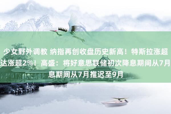 少女野外调教 纳指再创收盘历史新高!特斯拉涨超3%,英伟达涨超2%!高盛:将好意思联储初次降息期间从7月推迟至9月
