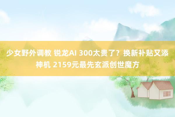 少女野外调教 锐龙AI 300太贵了?换新补贴又添神机 2159元最先玄派创世魔方
