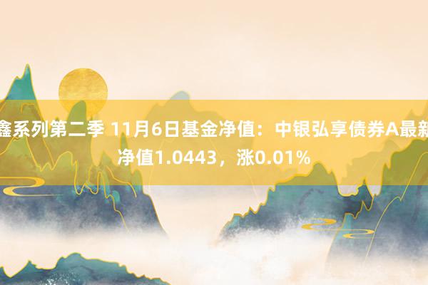鑫系列第二季 11月6日基金净值:中银弘享债券A最新净值1.0443,涨0.01%