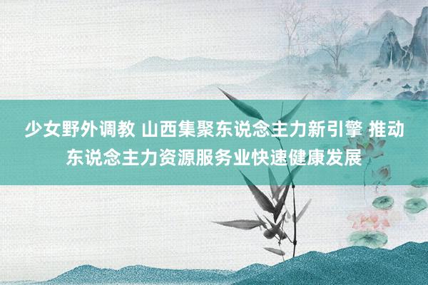 少女野外调教 山西集聚东说念主力新引擎 推动东说念主力资源服务业快速健康发展