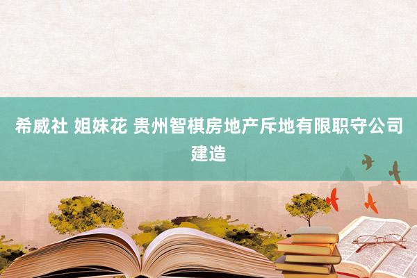 希威社 姐妹花 贵州智棋房地产斥地有限职守公司建造