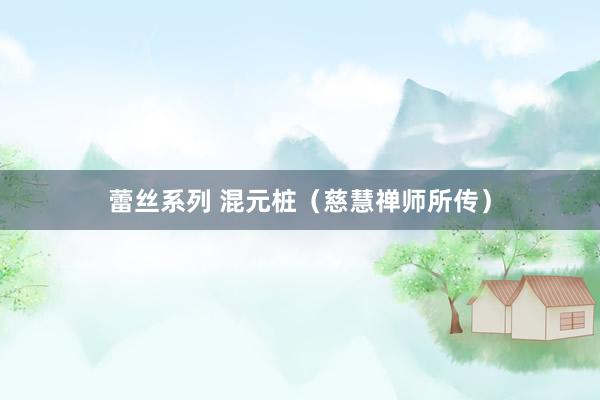 蕾丝系列 混元桩(慈慧禅师所传)