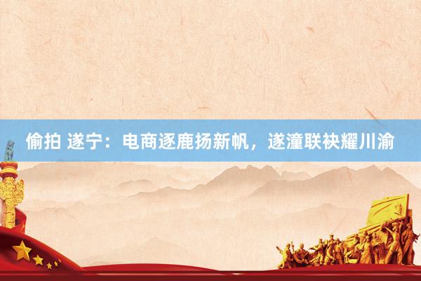偷拍 遂宁:电商逐鹿扬新帆,遂潼联袂耀川渝