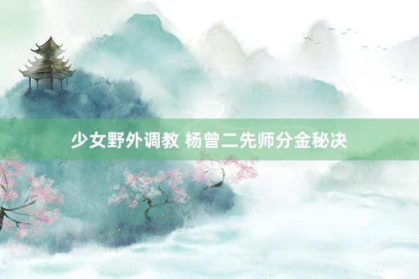 少女野外调教 杨曾二先师分金秘决