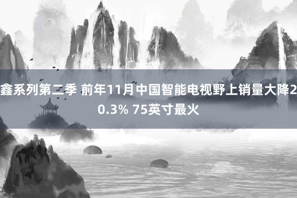 鑫系列第二季 前年11月中国智能电视野上销量大降20.3% 75英寸最火