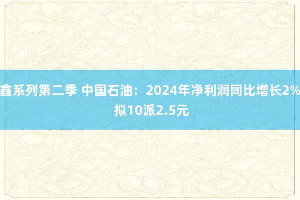 鑫系列第二季 中国石油：2024年净利润同比增长2% 拟10派2.5元