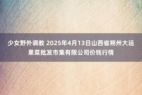 少女野外调教 2025年4月13日山西省朔州大运果菜批发市集有限公司价钱行情