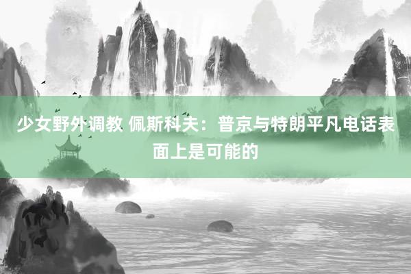 少女野外调教 佩斯科夫：普京与特朗平凡电话表面上是可能的