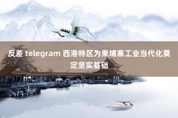 反差 telegram 西港特区为柬埔寨工业当代化奠定坚实基础